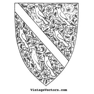 Vector art shield sample