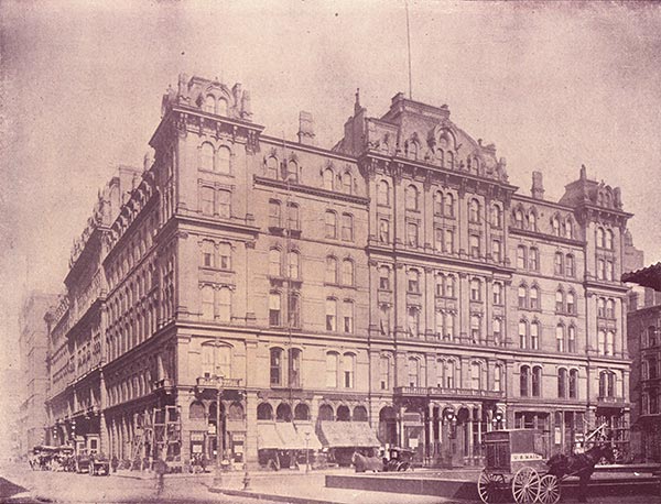 Vintage Photo Grand Pacific Hotel Chicago circa 1890: free high resolution download