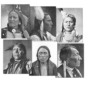Vintage photos of Native Americans - Tribes of the plains states