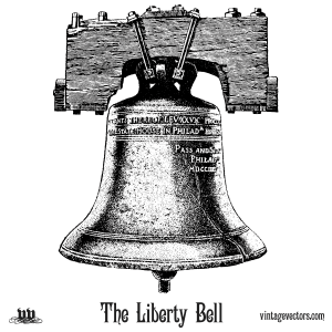 Vector art of the Liberty Bell