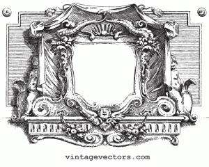 Thumbnail image for Vintage Cartouche Vector Graphic